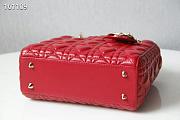 DIOR AMOUR MY ABCDIOR LADY BAG RED M0538 SIZE 20 CM - 4