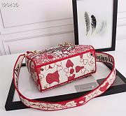 DIOR MEDIUM LADY D-LITE BAG M0565 SIZE 24 CM - 2