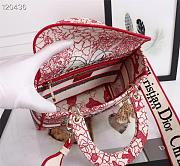 DIOR MEDIUM LADY D-LITE BAG M0565 SIZE 24 CM - 5
