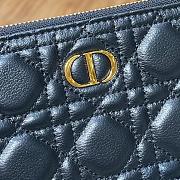 DIOR LARGE CARO DAILY POUCH BLACK S5086 SIZE 30 CM  - 3