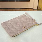 DIOR LARGE CARO DAILY POUCH WARM TAUPE S5086 SIZE 30 CM - 3