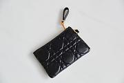 DIOR CARO MULTIFUNCTIONAL POUCH BLACK S5036 SIZE 18.5 CM - 2