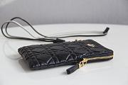 DIOR CARO MULTIFUNCTIONAL POUCH BLACK S5036 SIZE 18.5 CM - 5