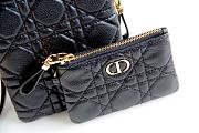 DIOR CARO MULTIFUNCTIONAL POUCH BLACK S5036 SIZE 18.5 CM - 6