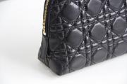 DIOR CARO BEAUTY POUCH BLACK S5047 SIZE 23 CM - 4