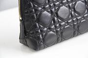 DIOR CARO BEAUTY POUCH BLACK S5047 SIZE 23 CM - 3