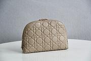DIOR CARO BEAUTY POUCH BEIGE S5047 SIZE 23 CM - 3