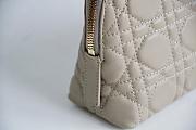 DIOR CARO BEAUTY POUCH BEIGE S5047 SIZE 23 CM - 4