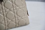 DIOR CARO BEAUTY POUCH BEIGE S5047 SIZE 23 CM - 5