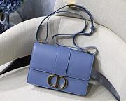 DIOR 30 MONTAIGNE BAG CORNFLOWER BLUE M9203 SIZE 24 CM - 1