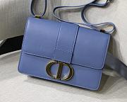 DIOR 30 MONTAIGNE BAG CORNFLOWER BLUE M9203 SIZE 24 CM - 2