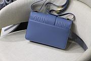 DIOR 30 MONTAIGNE BAG CORNFLOWER BLUE M9203 SIZE 24 CM - 3