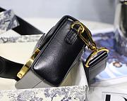 DIOR 30 MONTAIGNE BOX BAG BLACK M9204 SIZE 17.5 CM - 3