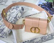 DIOR 30 MONTAIGNE BOX BAG NUDE PINK M9204 SIZE 17.5 CM - 1