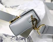 DIOR 30 MONTAIGNE BOX BAG GRAY M9204 SIZE 17.5 CM - 5