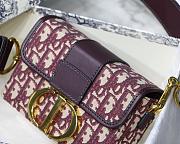 DIOR 30 MONTAIGNE BOX BAG RED OBLIQUE M9204 SIZE 17.5 CM - 6