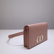 DIOR 2-IN-1 30 MONTAIGNE POUCH NUDE PINK S2086 SIZE 19 CM - 6