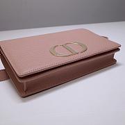 DIOR 2-IN-1 30 MONTAIGNE POUCH NUDE PINK S2086 SIZE 19 CM - 4