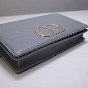 DIOR 2-IN-1 30 MONTAIGNE POUCH GRAY S2086 SIZE 19 CM - 5