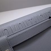 DIOR 2-IN-1 30 MONTAIGNE POUCH GRAY S2086 SIZE 19 CM - 3