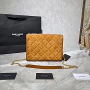 YSL BECKY MINI BAG CARAMEL 629246 SIZE 25 CM - 5