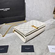 YSL BECKY MINI BAG WHITE 629246 SIZE 25 CM - 5