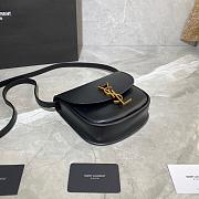 YSL KAIA SMALL SATCHEL BLACK 619740 SIZE 18 CM - 4