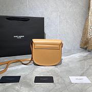 YSL KAIA SMALL SATCHEL BEIGE 619740 SIZE 18 CM - 6