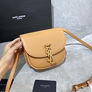 YSL KAIA SMALL SATCHEL BEIGE 619740 SIZE 18 CM - 3
