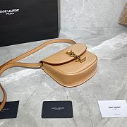 YSL KAIA SMALL SATCHEL BEIGE 619740 SIZE 18 CM - 2