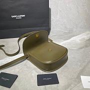 YSL KAIA SMALL SATCHEL ARMY GREEN 619740 SIZE 18 CM - 2