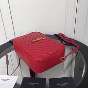YSL LOU CAMERA BAG RED 520534 SIZE 23 CM - 4