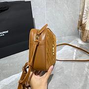 YSL LOU CAMERA BAG CARAMEL MATTE LEATHER 520534 SIZE 23 CM - 6