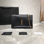 YSL KATE MEDIUM REVERSIBLE BLACK 553804 SIZE 28.5 CM - 1