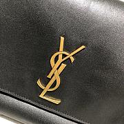 YSL KATE MEDIUM REVERSIBLE BLACK 553804 SIZE 28.5 CM - 2