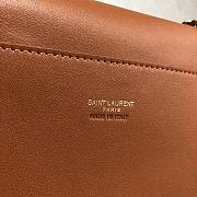 YSL KATE MEDIUM REVERSIBLE BROWN 553804 SIZE 28.5 CM - 2