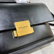 YSL MEDIUM BELLECHASSE BAG BLACK 482051 SIZE 22 CM - 6