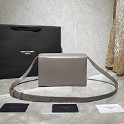YSL MEDIUM BELLECHASSE GRAY 482044 SIZE 24 CM - 6