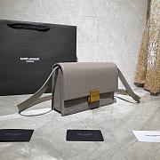 YSL MEDIUM BELLECHASSE GRAY 482044 SIZE 24 CM - 5