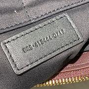 YSL MONOGRAM MEDIUM DOCUMENT HOLDER BORDEAUX & GOLD-TONE METAL 413444 SIZE 30 CM - 2