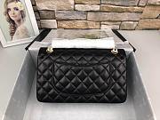 CHANEL CLASSIC LAMPSKIN FLAP MEDIUM HANDBAG - 4