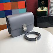 CELINE MEDIUM CLASSIC BAG GRAY 189173 SIZE 24 x 18 x 7 CM - 3