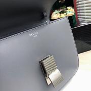 CELINE MEDIUM CLASSIC BAG GRAY 189173 SIZE 24 x 18 x 7 CM - 5