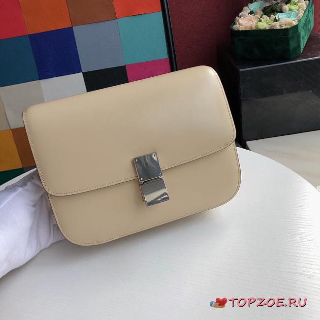 CELINE MEDIUM CLASSIC BAG BEIGE 189173 SIZE 24 x 18 x 7 CM - 1
