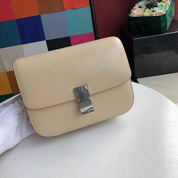 CELINE MEDIUM CLASSIC BAG BEIGE 189173 SIZE 24 x 18 x 7 CM