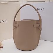 CELINE BIG BAG NANO BUCKET BAG BEIGE 187243 SIZE 21 CM - 6