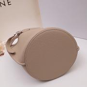 CELINE BIG BAG NANO BUCKET BAG BEIGE 187243 SIZE 21 CM - 5