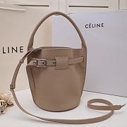 CELINE BIG BAG NANO BUCKET BAG BEIGE 187243 SIZE 21 CM - 4