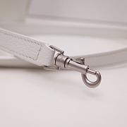 CELINE BIG BAG NANO BUCKET BAG WHITE 187243 SIZE 21 CM - 5