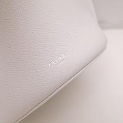 CELINE BIG BAG NANO BUCKET BAG WHITE 187243 SIZE 21 CM - 2